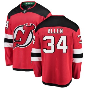 Jake Allen Youth Fanatics Branded New Jersey Devils Breakaway Red Home Jersey