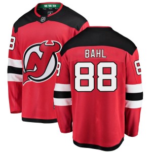 Kevin Bahl Youth Fanatics Branded New Jersey Devils Breakaway Red Home Jersey