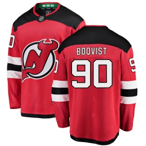 Jesper Boqvist Youth Fanatics Branded New Jersey Devils Breakaway Red Home Jersey