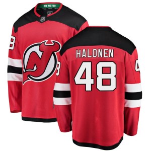 Brian Halonen Youth Fanatics Branded New Jersey Devils Breakaway Red Home Jersey