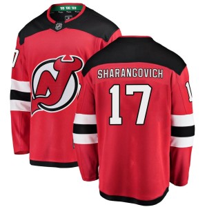 Yegor Sharangovich Youth Fanatics Branded New Jersey Devils Breakaway Red Home Jersey