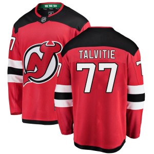 Aarne Talvitie Youth Fanatics Branded New Jersey Devils Breakaway Red Home Jersey