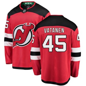 Sami Vatanen Youth Fanatics Branded New Jersey Devils Breakaway Red Home Jersey