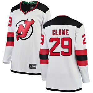 Ryane Clowe Women's Fanatics Branded New Jersey Devils Breakaway White Away Jersey