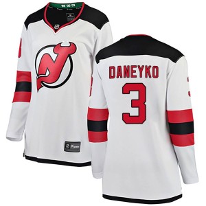 Ken Daneyko Women's Fanatics Branded New Jersey Devils Breakaway White Away Jersey