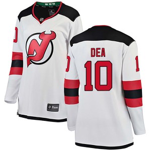 Jean-Sebastien Dea Women's Fanatics Branded New Jersey Devils Breakaway White Away Jersey