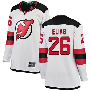 Patrik Elias Women's Fanatics Branded New Jersey Devils Breakaway White Away Jersey