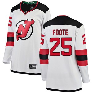 Nolan Foote Women's Fanatics Branded New Jersey Devils Breakaway White Away Jersey