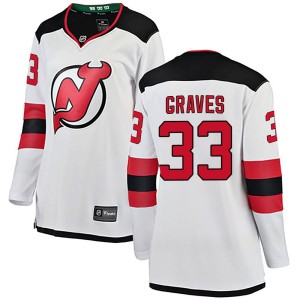 Ryan Graves Women's Fanatics Branded New Jersey Devils Breakaway White Away Jersey