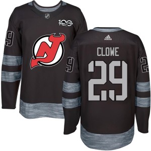 Ryane Clowe Youth New Jersey Devils Authentic Black 1917-2017 100th Anniversary Jersey