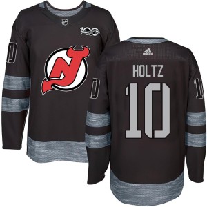 Alexander Holtz Youth New Jersey Devils Authentic Black 1917-2017 100th Anniversary Jersey