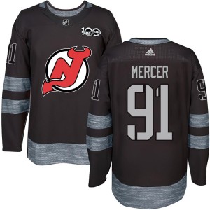 Dawson Mercer Youth New Jersey Devils Authentic Black 1917-2017 100th Anniversary Jersey