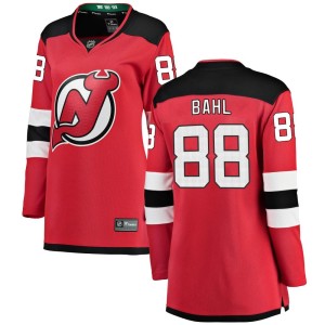 Kevin Bahl Women's Fanatics Branded New Jersey Devils Breakaway Red Home Jersey