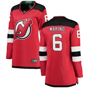 John Marino Women's Fanatics Branded New Jersey Devils Breakaway Red Home Jersey
