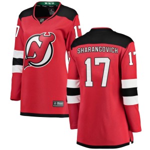 Yegor Sharangovich Women's Fanatics Branded New Jersey Devils Breakaway Red Home Jersey