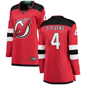 Scott Stevens Women's Fanatics Branded New Jersey Devils Breakaway Red Home Jersey