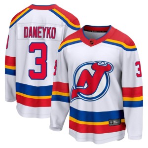 Ken Daneyko Men's Fanatics Branded New Jersey Devils Breakaway White Special Edition 2.0 Jersey