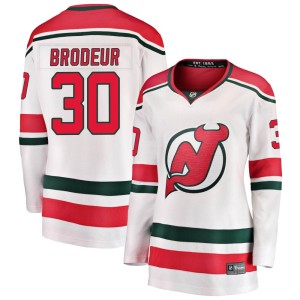 Martin Brodeur Women's Fanatics Branded New Jersey Devils Breakaway White Alternate Jersey