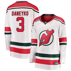 Ken Daneyko Women's Fanatics Branded New Jersey Devils Breakaway White Alternate Jersey