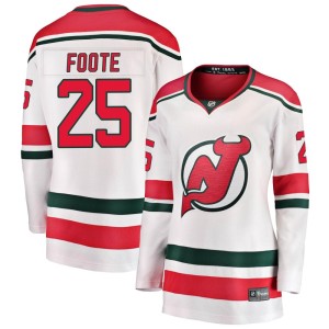 Nolan Foote Women's Fanatics Branded New Jersey Devils Breakaway White Alternate Jersey