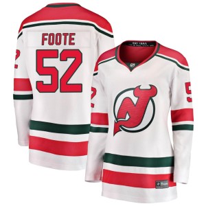 Cal Foote Women's Fanatics Branded New Jersey Devils Breakaway White Alternate Jersey