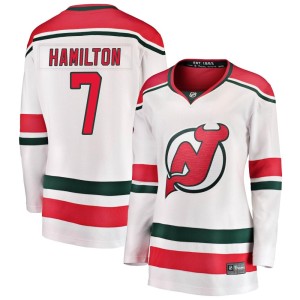 Dougie Hamilton Women's Fanatics Branded New Jersey Devils Breakaway White Alternate Jersey