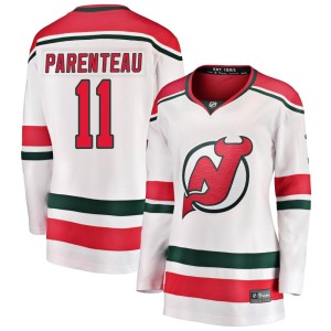 P. A. Parenteau Women's Fanatics Branded New Jersey Devils Breakaway White Alternate Jersey