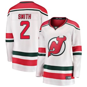 Brendan Smith Women's Fanatics Branded New Jersey Devils Breakaway White Alternate Jersey