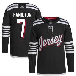 Dougie Hamilton Youth Adidas New Jersey Devils Authentic Black 2021/22 Alternate Primegreen Pro Player Jersey