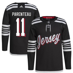 P. A. Parenteau Youth Adidas New Jersey Devils Authentic Black 2021/22 Alternate Primegreen Pro Player Jersey