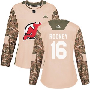 Kevin Rooney Women's Adidas New Jersey Devils Authentic Camo Veterans Day Practice Jersey
