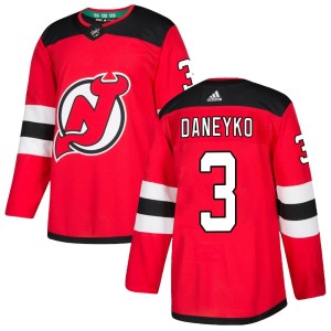 Ken Daneyko Men's Adidas New Jersey Devils Authentic Red Home Jersey