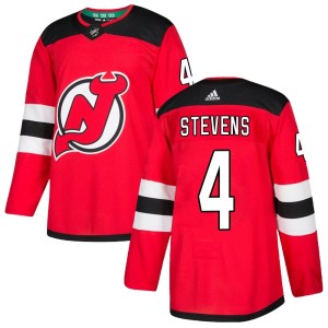 Scott Stevens Men's Adidas New Jersey Devils Authentic Red Home Jersey