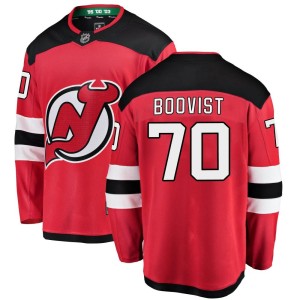 Jesper Boqvist Men's Fanatics Branded New Jersey Devils Breakaway Red Home Jersey