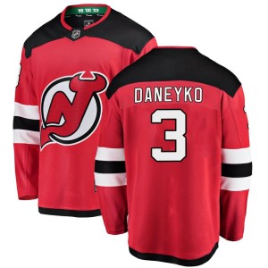 Ken Daneyko Men's Fanatics Branded New Jersey Devils Breakaway Red Home Jersey