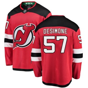 Nick DeSimone Men's Fanatics Branded New Jersey Devils Breakaway Red Home Jersey