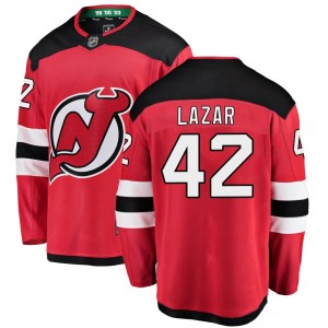 Curtis Lazar Men's Fanatics Branded New Jersey Devils Breakaway Red Home Jersey
