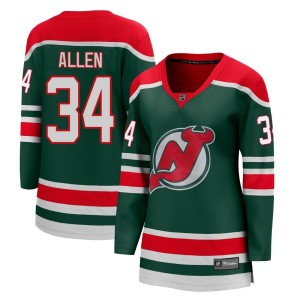 Jake Allen Women's Fanatics Branded New Jersey Devils Breakaway Green 2020/21 Special Edition Jersey