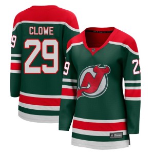 Ryane Clowe Women's Fanatics Branded New Jersey Devils Breakaway Green 2020/21 Special Edition Jersey