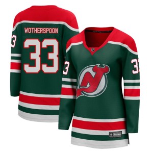 Tyler Wotherspoon Women's Fanatics Branded New Jersey Devils Breakaway Green 2020/21 Special Edition Jersey