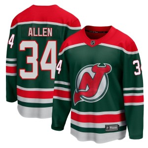 Jake Allen Men's Fanatics Branded New Jersey Devils Breakaway Green 2020/21 Special Edition Jersey