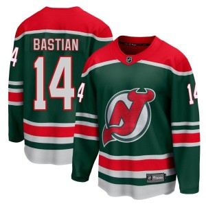 Nathan Bastian Men's Fanatics Branded New Jersey Devils Breakaway Green 2020/21 Special Edition Jersey