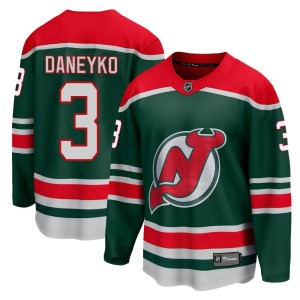 Ken Daneyko Men's Fanatics Branded New Jersey Devils Breakaway Green 2020/21 Special Edition Jersey