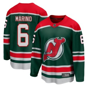 John Marino Men's Fanatics Branded New Jersey Devils Breakaway Green 2020/21 Special Edition Jersey