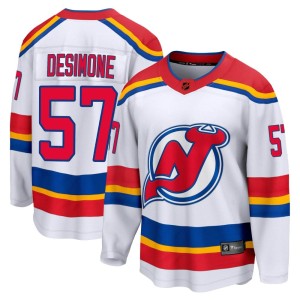 Nick DeSimone Youth Fanatics Branded New Jersey Devils Breakaway White Special Edition 2.0 Jersey