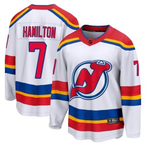 Dougie Hamilton Youth Fanatics Branded New Jersey Devils Breakaway White Special Edition 2.0 Jersey