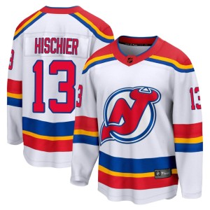 Nico Hischier Youth Fanatics Branded New Jersey Devils Breakaway White Special Edition 2.0 Jersey