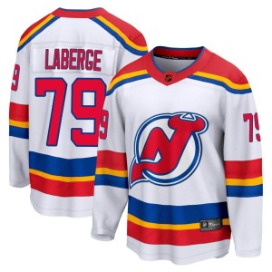 Samuel Laberge Youth Fanatics Branded New Jersey Devils Breakaway White Special Edition 2.0 Jersey