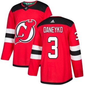 Ken Daneyko Men's Adidas New Jersey Devils Authentic Red Jersey