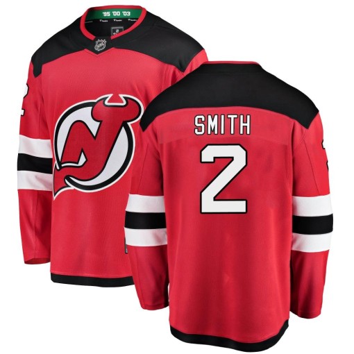 Brendan Smith Men's Fanatics Branded New Jersey Devils Breakaway Red Home Jersey